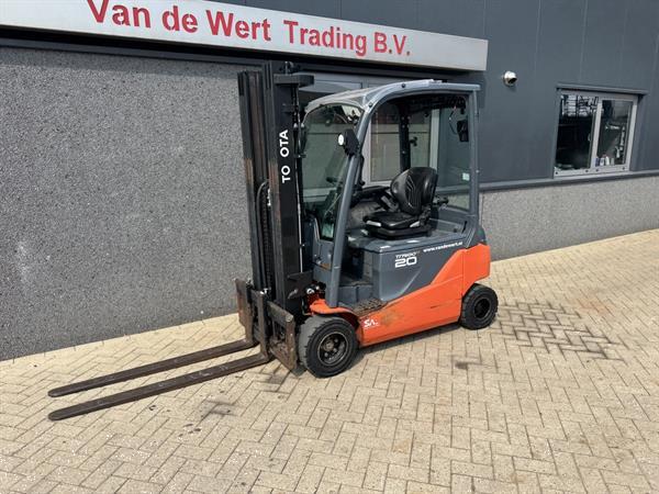 Grote foto toyota 8fbm20t triplo 470 freelift sideshift elektrisch 2017 6145hours agrarisch heftrucks