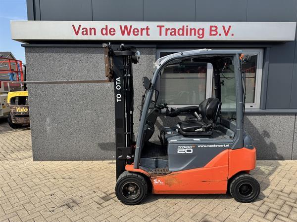Grote foto toyota 8fbm20t triplo 470 freelift sideshift elektrisch 2017 6145hours agrarisch heftrucks