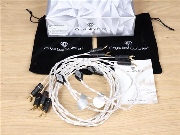 Grote foto crystal cable ultra2 diamond highend silver gold audio speaker cables 3 0 metre audio tv en foto onderdelen en accessoires
