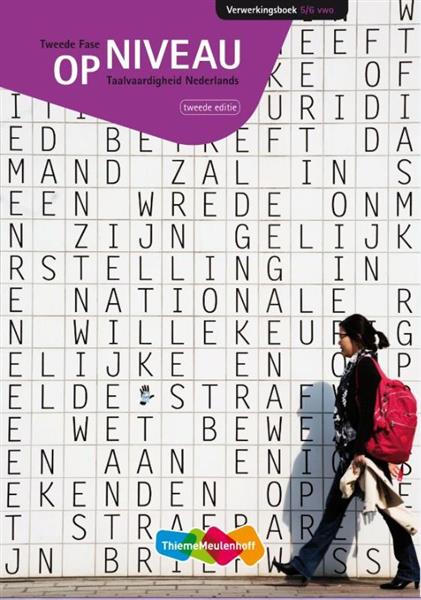Grote foto op niveau tweede fase verwerkingsboek taalvaardigheid nederlands 5 6 vwo boeken overige boeken