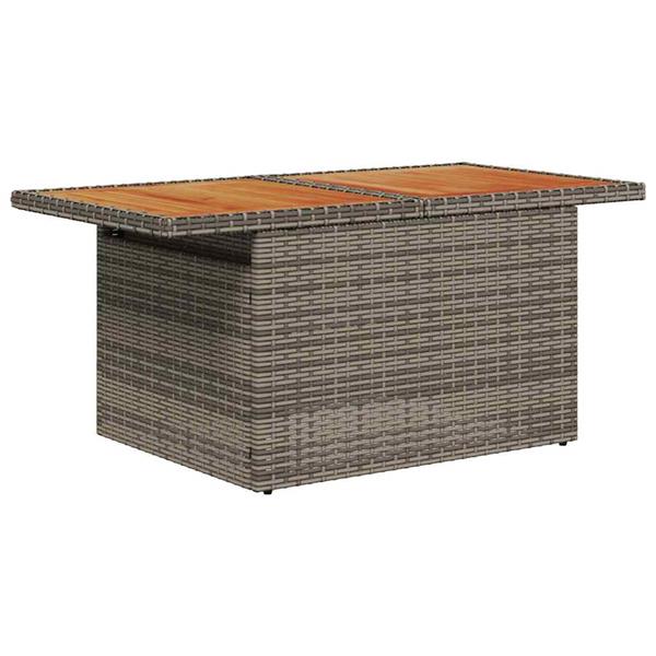 Grote foto vidaxl tuin sofa set met kussen 6 pcs grijs tuin en terras tuinmeubelen