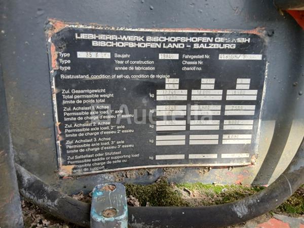 Grote foto liebherr 35k kraan doe het zelf en verbouw onderdelen en accessoires