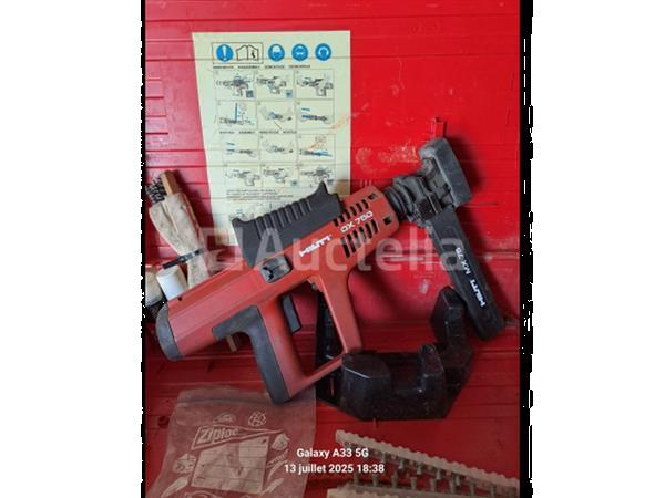 Grote foto metaalindustrie bekledingsspijkermachine hilti dx 750 doe het zelf en verbouw ijzerwaren en bevestigingsmiddelen