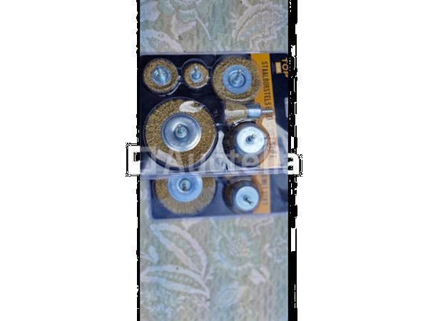 Grote foto 9x staalborstels met stift agrarisch veegmachines