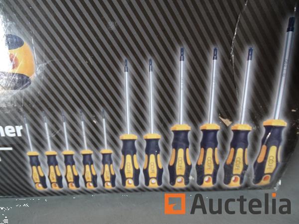 Grote foto set van 11 cclife t6 t40 torx schroevendraaiers doe het zelf en verbouw gereedschappen en machines