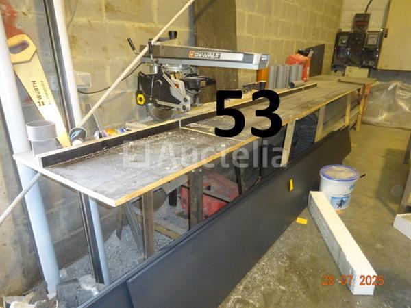 Grote foto 1 dewalt radiaalzaag met werkbank doe het zelf en verbouw onderdelen en accessoires