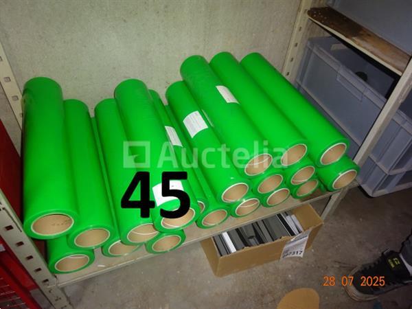 Grote foto 1 set van 20 groene rollen beschermfolie voor binnenisolatie doe het zelf en verbouw onderdelen en accessoires
