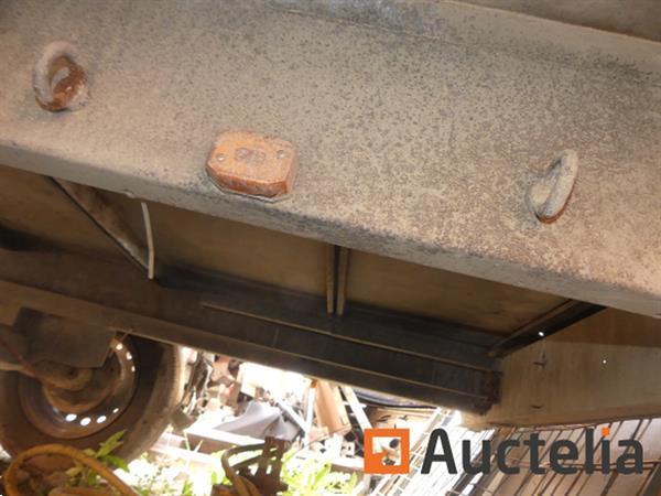 Grote foto dubbelassige aanhangwagen pvc silo en geluid container agrarisch aanhangwagens