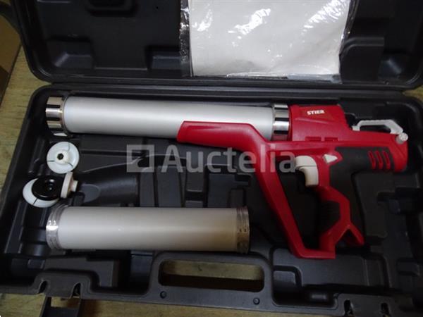 Grote foto 12 v siliconen elektrisch pistool in zijn stier 3800n koffer doe het zelf en verbouw gereedschappen en machines