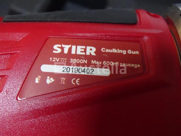 Grote foto 12 v siliconen elektrisch pistool in zijn stier 3800n koffer doe het zelf en verbouw gereedschappen en machines