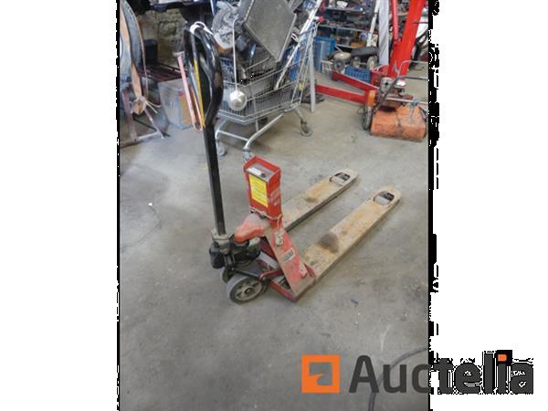 Grote foto handpallettruck met ravas loadcel doe het zelf en verbouw hefwerktuigen