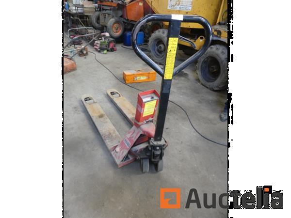Grote foto handpallettruck met ravas loadcel doe het zelf en verbouw hefwerktuigen