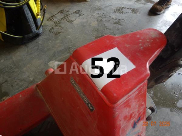 Grote foto 1 rode palletwagen merk raja 2 5 ton doe het zelf en verbouw onderdelen en accessoires