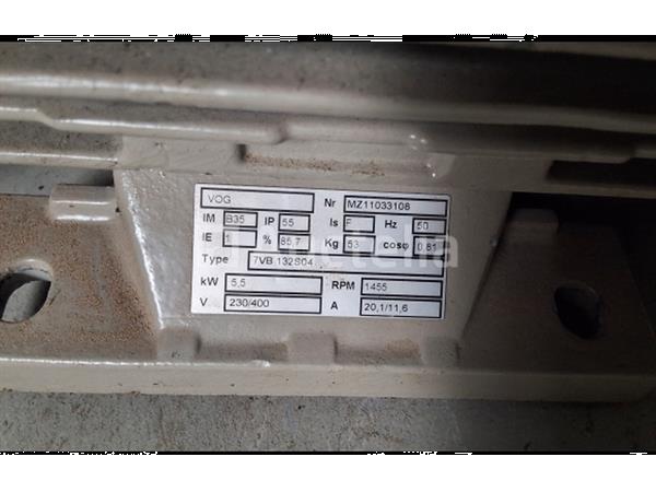 Grote foto vog elektromotor 5.5 kw 1455 rpm doe het zelf en verbouw overige doe het zelf en verbouw