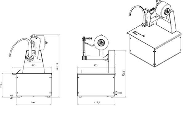 Grote foto cyklop axro fqc2 r ts 200 240v 50 60hz bindmachine rechts model met top switch agrarisch tuinbouw