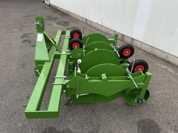 Grote foto folielegger nieuw 2 rijig met vast middenelement agrarisch zaaimachines
