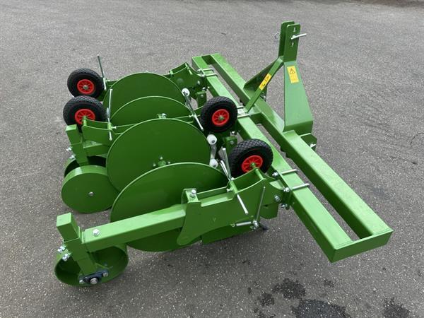 Grote foto folielegger nieuw 2 rijig met vast middenelement agrarisch zaaimachines