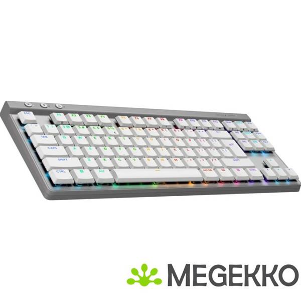 Grote foto logitech g g515 lightspeed tkl toetsenbord draadloos wit computers en software toetsenborden