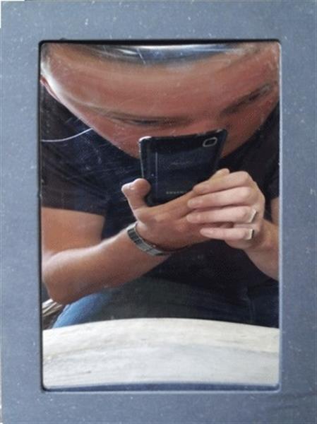 Grote foto lachspiegel a4 formaat huis en inrichting spiegels