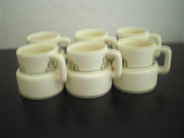 Grote foto 6 aardewerk kopjes huis en inrichting servies