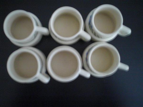 Grote foto 6 aardewerk kopjes huis en inrichting servies