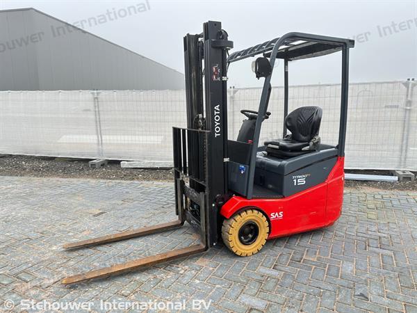 Grote foto toyota 7fbest15 elektro heftruck 1.5 tons elektrische vorkheftruck agrarisch heftrucks