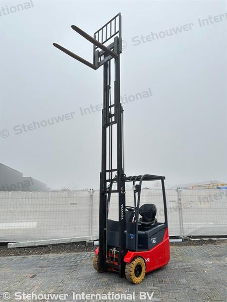 Grote foto toyota 7fbest15 elektro heftruck 1.5 tons elektrische vorkheftruck agrarisch heftrucks