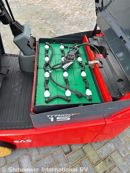 Grote foto toyota 7fbest15 elektro heftruck 1.5 tons elektrische vorkheftruck agrarisch heftrucks