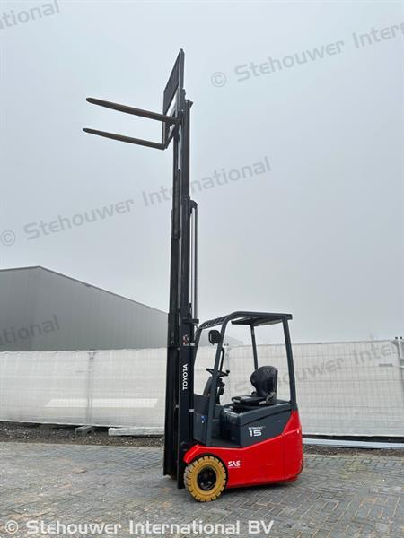Grote foto toyota 7fbest15 elektro heftruck 1.5 tons elektrische vorkheftruck agrarisch heftrucks