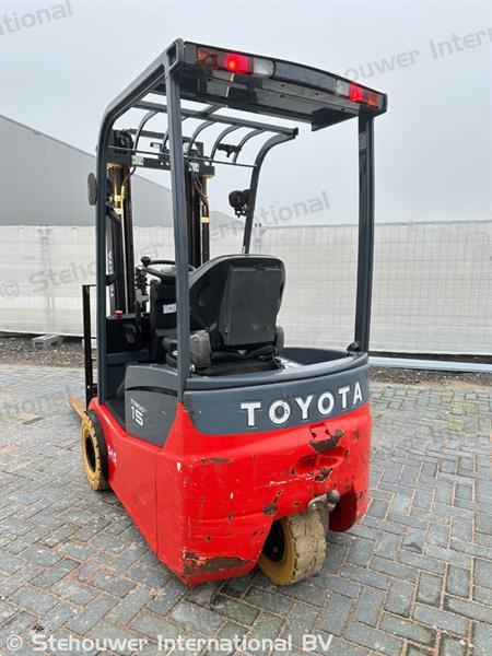 Grote foto toyota 7fbest15 elektro heftruck 1.5 tons elektrische vorkheftruck agrarisch heftrucks