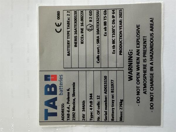 Grote foto lpe 200 atex pyroban ex 3d zone 22 new battery doe het zelf en verbouw hefwerktuigen