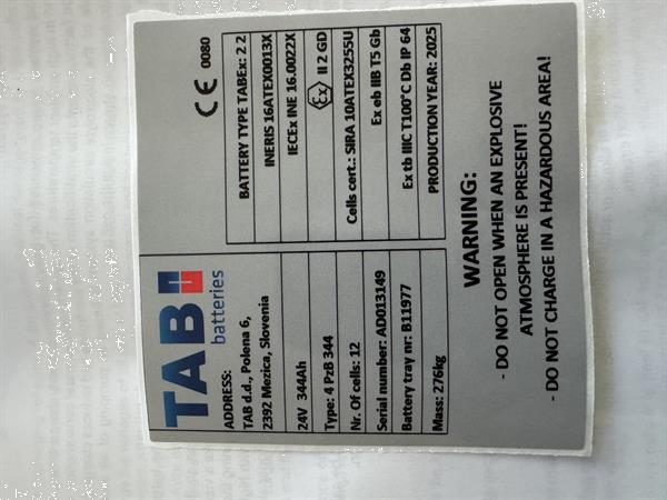 Grote foto lpe 200 atex pyroban ex 3d zone 22 new battery doe het zelf en verbouw hefwerktuigen