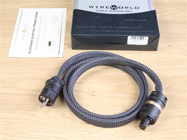 Grote foto wireworld audio platinum electra 7 highend audio power cable 1 5 metre audio tv en foto onderdelen en accessoires