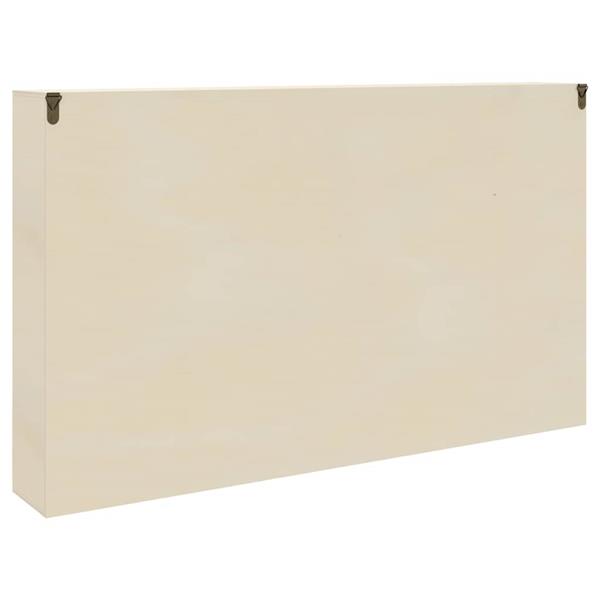 Grote foto vidaxl houten verzameldisplaycase bruin 60 x 8.5 x 37 cm multiplex huis en inrichting woningdecoratie