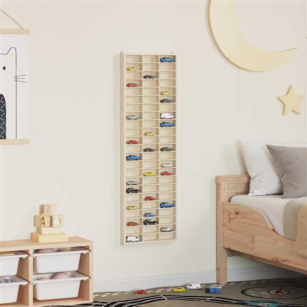 Grote foto vidaxl display case met opslag bruin 30 x 4.5 x 96 cm bewerkt hout huis en inrichting woningdecoratie