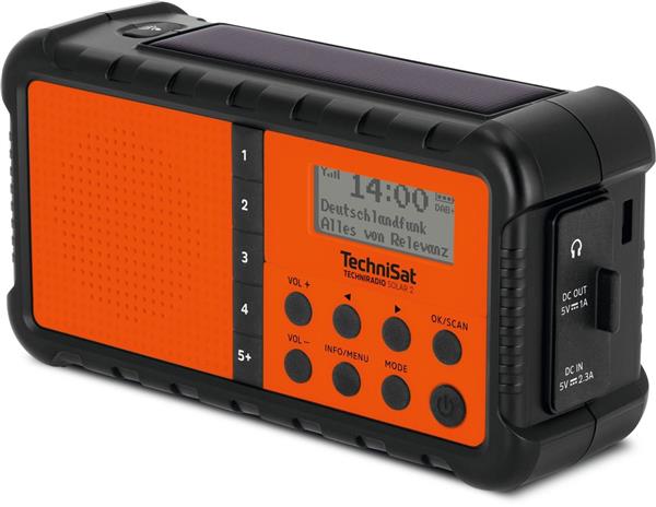 Grote foto technisat techniradio solar 2 dab fm noodradio audio tv en foto radio