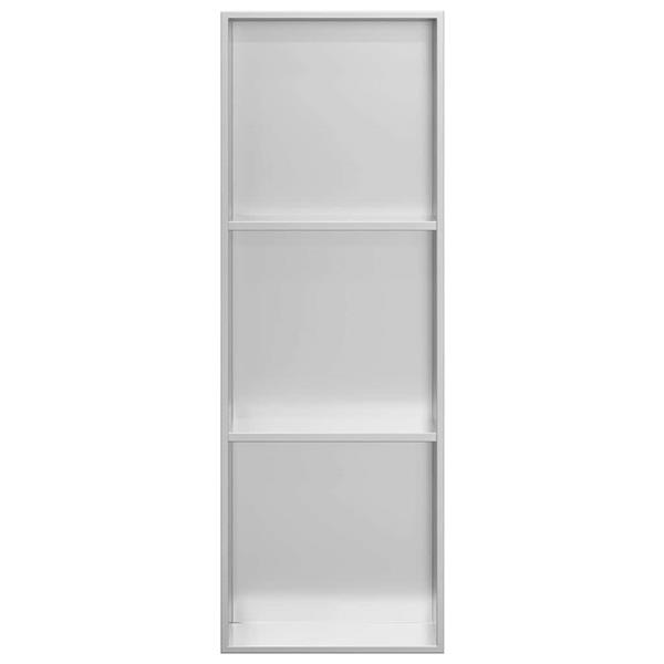 Grote foto vidaxl douche niche zilver 90 x 30 x 9.5 cm roestvrij staal huis en inrichting complete badkamers