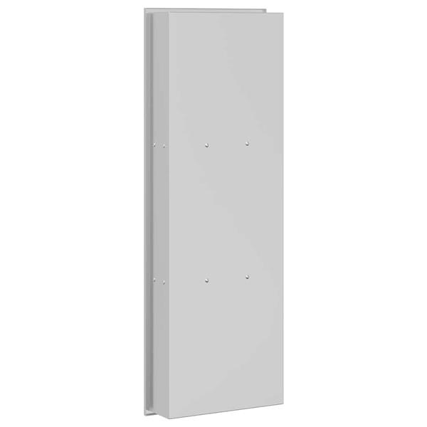 Grote foto vidaxl douche niche zilver 90 x 30 x 9.5 cm roestvrij staal huis en inrichting complete badkamers