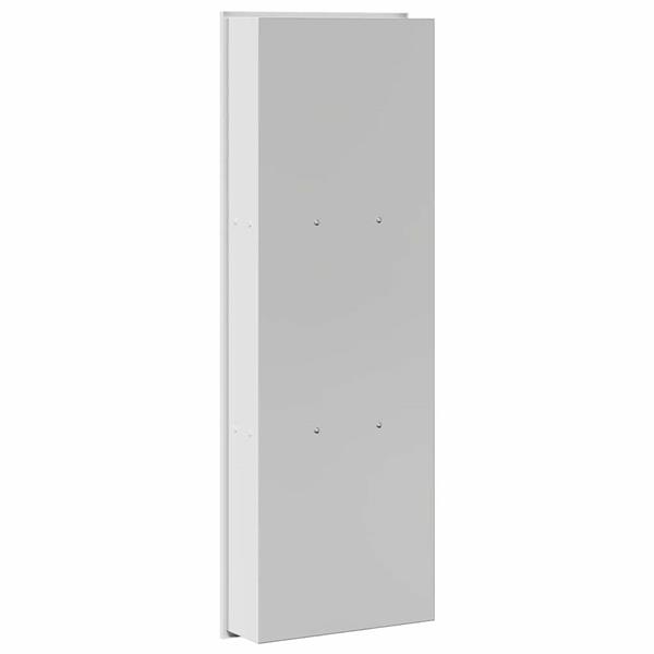 Grote foto vidaxl douche niche wit 90 x 30 x 9.5 cm roestvrij staal huis en inrichting complete badkamers