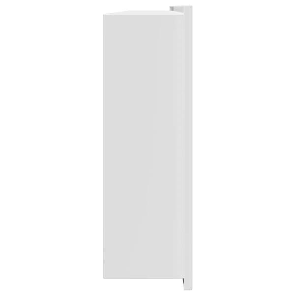 Grote foto vidaxl douche niche wit 90 x 30 x 9.5 cm roestvrij staal huis en inrichting complete badkamers