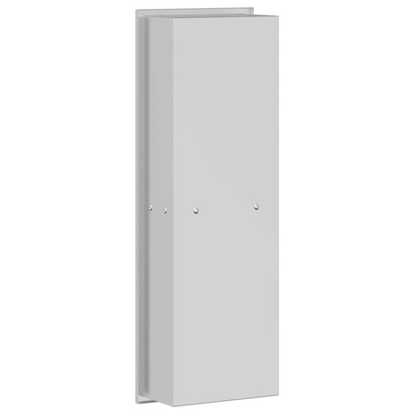 Grote foto vidaxl douche niche zilver 60 x 20 x 9.5 cm roestvrij staal huis en inrichting complete badkamers