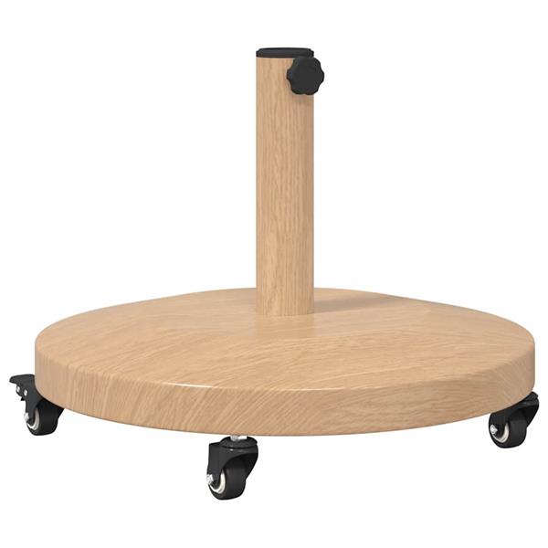 Grote foto vidaxl buiten parasols lichthout 48 x 48 x 32.5 cm staal beton tuin en terras overige tuin en terras