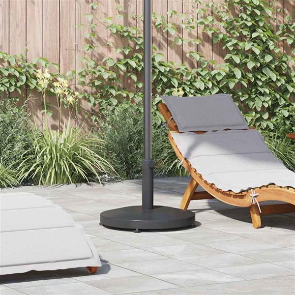 Grote foto vidaxl buiten parasols donkergrijs 48 x 48 x 32 cm staal beton tuin en terras overige tuin en terras