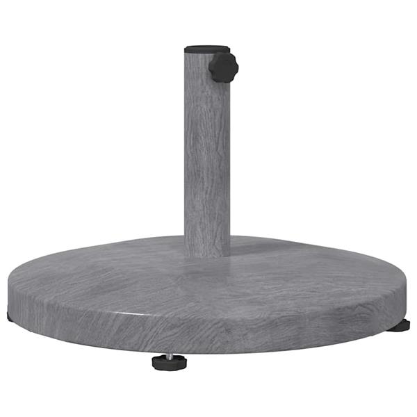 Grote foto vidaxl buiten parasols donkerhout 48 x 48 x 32 cm staal beton tuin en terras overige tuin en terras