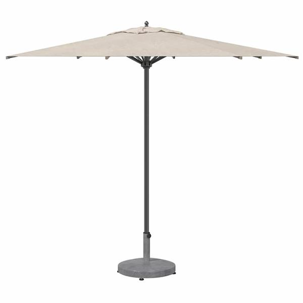 Grote foto vidaxl buiten parasols donkerhout 48 x 48 x 32 cm staal beton tuin en terras overige tuin en terras