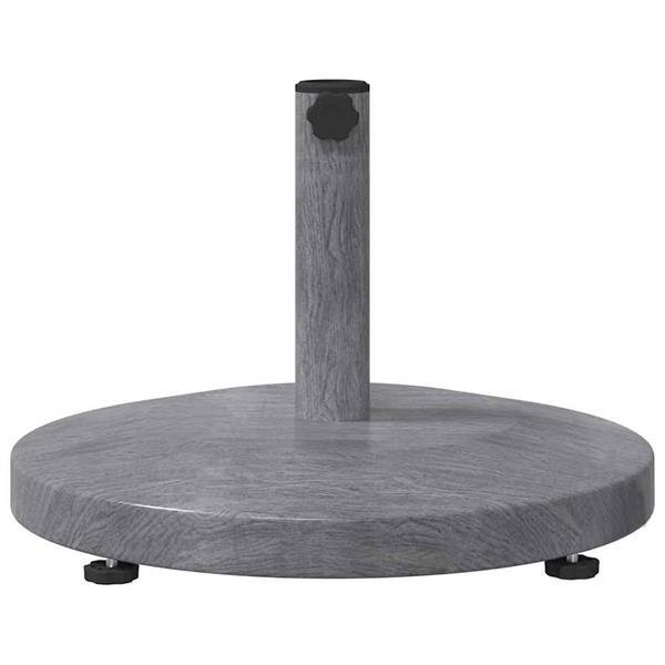 Grote foto vidaxl buiten parasols donkerhout 48 x 48 x 32 cm staal beton tuin en terras overige tuin en terras