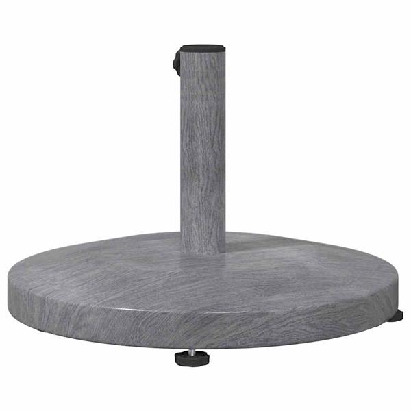 Grote foto vidaxl buiten parasols donkerhout 48 x 48 x 32 cm staal beton tuin en terras overige tuin en terras