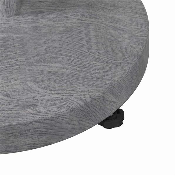 Grote foto vidaxl buiten parasols donkerhout 48 x 48 x 32 cm staal beton tuin en terras overige tuin en terras