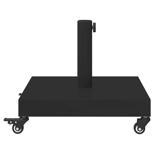 Grote foto vidaxl buiten parasols zwart 45 x 45 x 32 cm staal beton tuin en terras overige tuin en terras