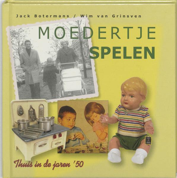 Grote foto moedertje spelen boeken stripboeken